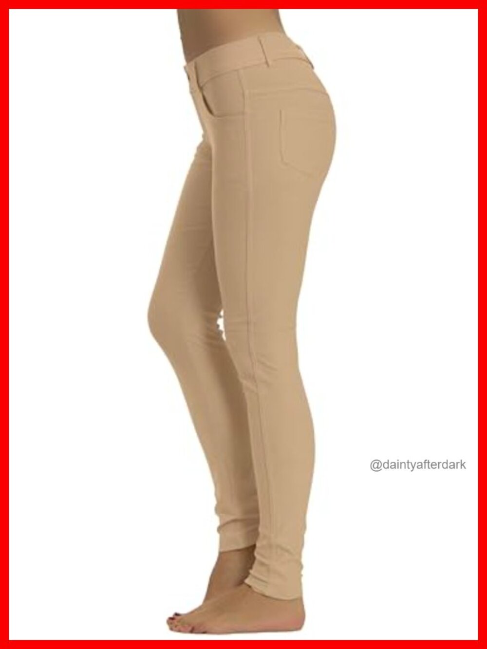 Women's Jean Look Jeggings Tights Slimming Cotton Spandex Leggings Capri S-XXXL